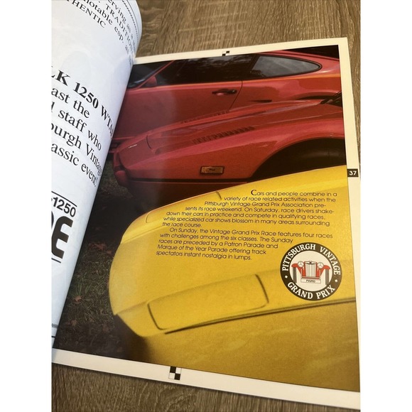 Pittsburgh Vintage Grand Prix Race Program 1989 Classic Autos Morgan Jaguar - Picture 13 of 16